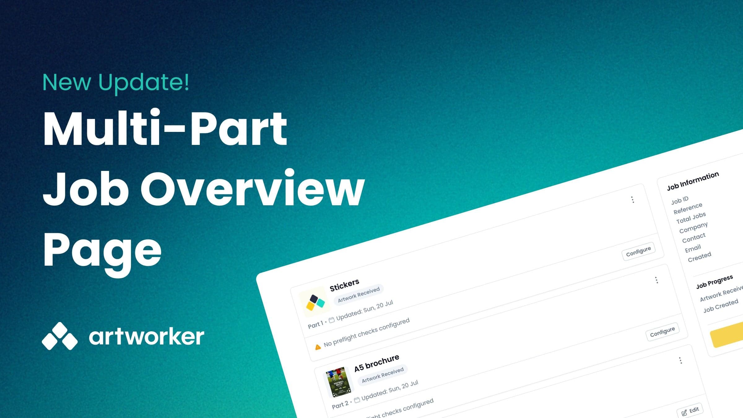 Introducing your new Job Overview Page!